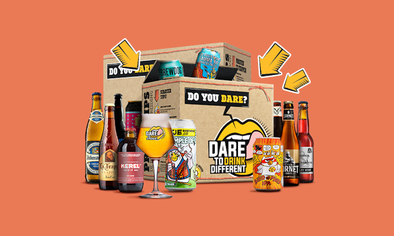 Bierpakketten van Dare to Drink Different